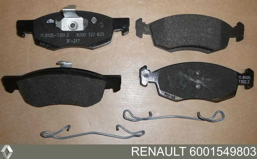 Pastillas freno delanteras Renault (RVI) 6001549803 precio, desde 26,89 EUR