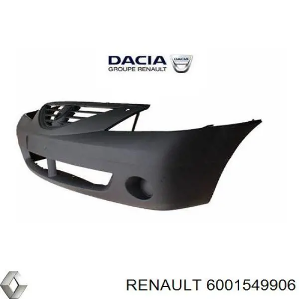 6001546781 Renault (RVI) paragolpes delantero