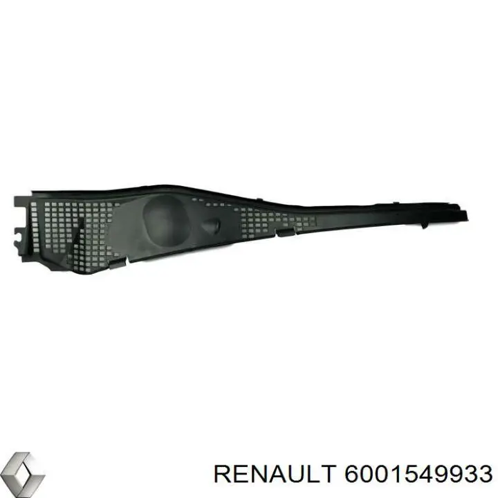 6001549933 Renault (RVI) rejilla de limpiaparabrisas izquierda