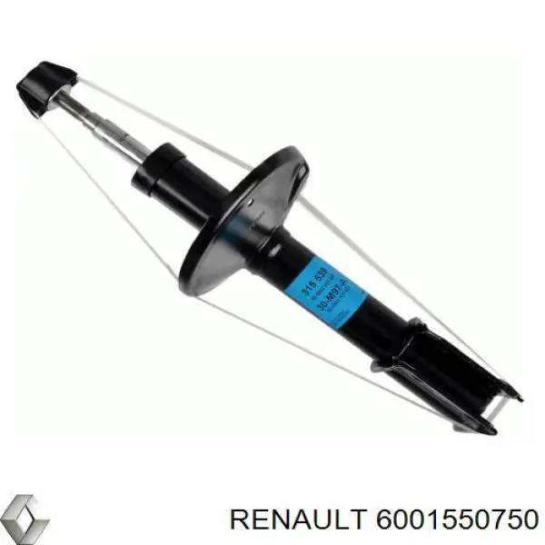 6001550750 Renault (RVI) Amortiguador frontal