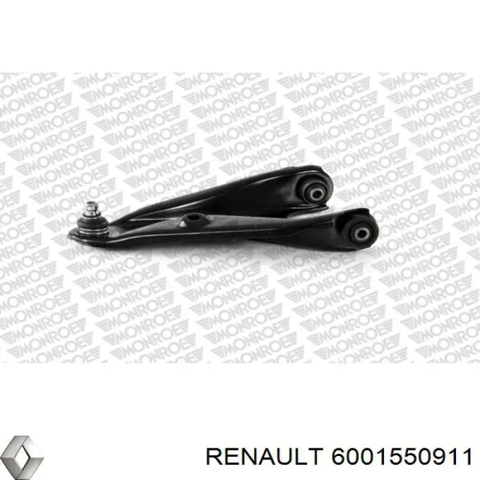 6001550911 Renault (RVI) barra oscilante, suspensión de ruedas delantera, inferior izquierda