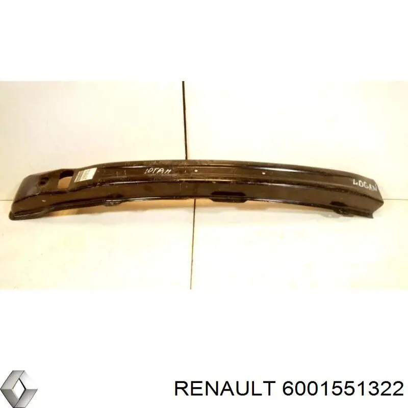 6001551322 Renault (RVI) refuerzo parachoque delantero