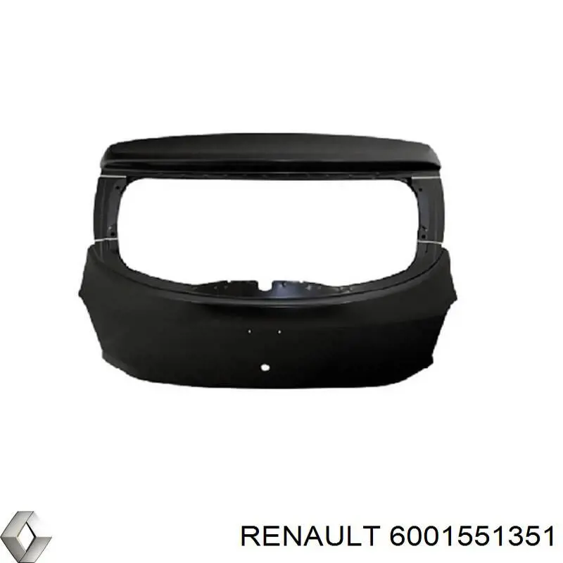 6001551351 Renault (RVI) puerta del maletero, trasera
