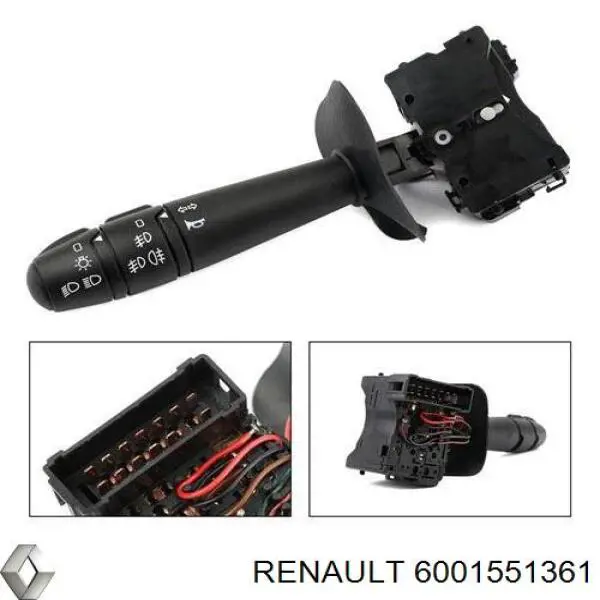 6001551361 Renault (RVI) conmutador en la columna de dirección izquierdo