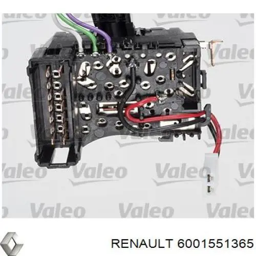 Conmutador izquierdo de la columna de dirección Renault (RVI) 6001551365 precio, desde 33,27 EUR