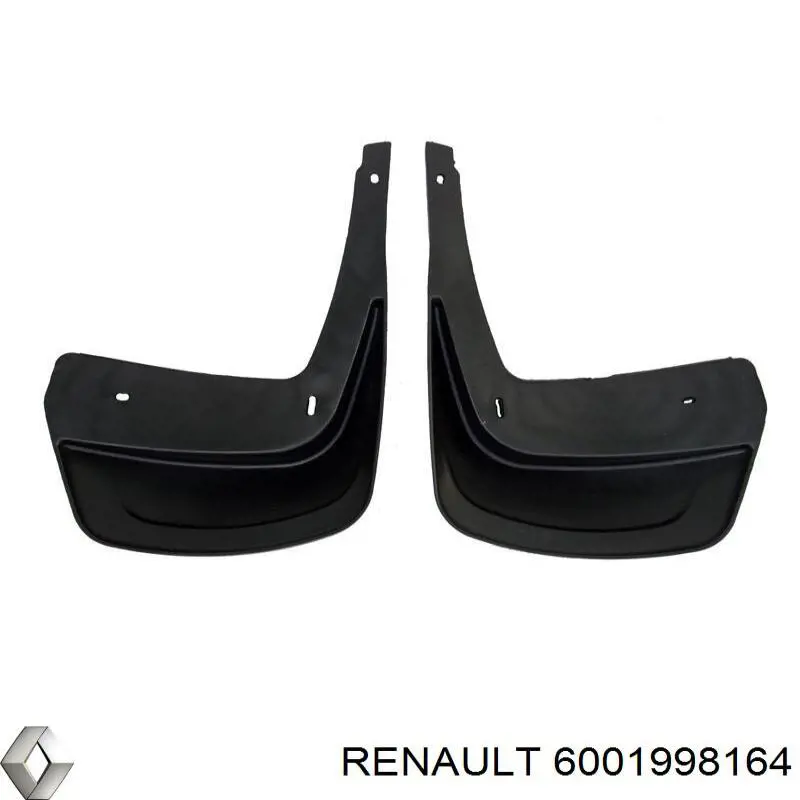 Kit de faldillas guardabarro traseros para Renault LOGAN (LS)