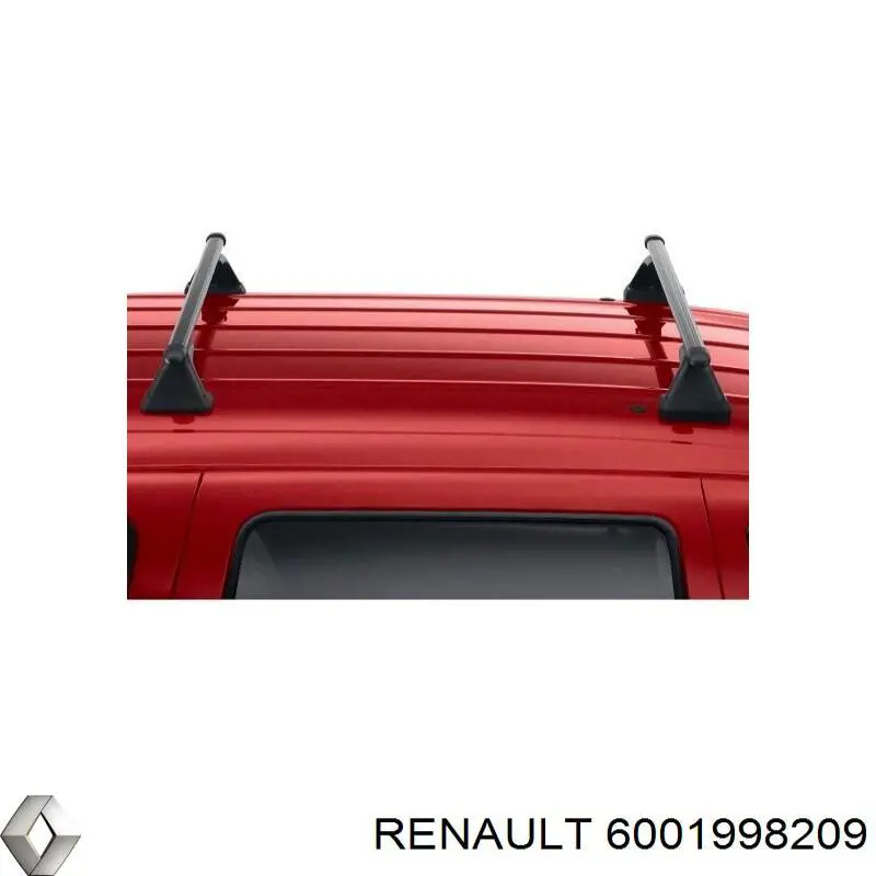 Juego de barras de techo transversal para Dacia Logan (KS)