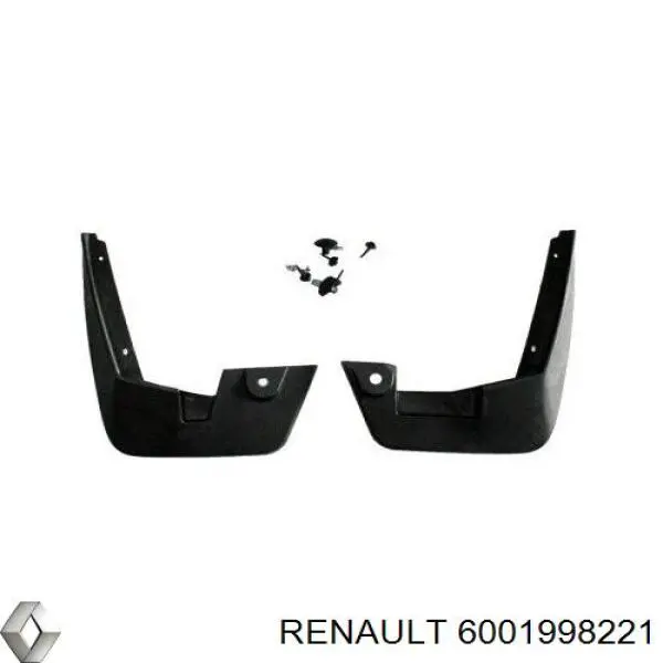 6001998221 Renault (RVI) faldillas guardabarros traseros