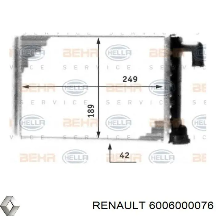 Alternador del motor Renault (RVI) 6006000076 precio, desde 177,26 EUR