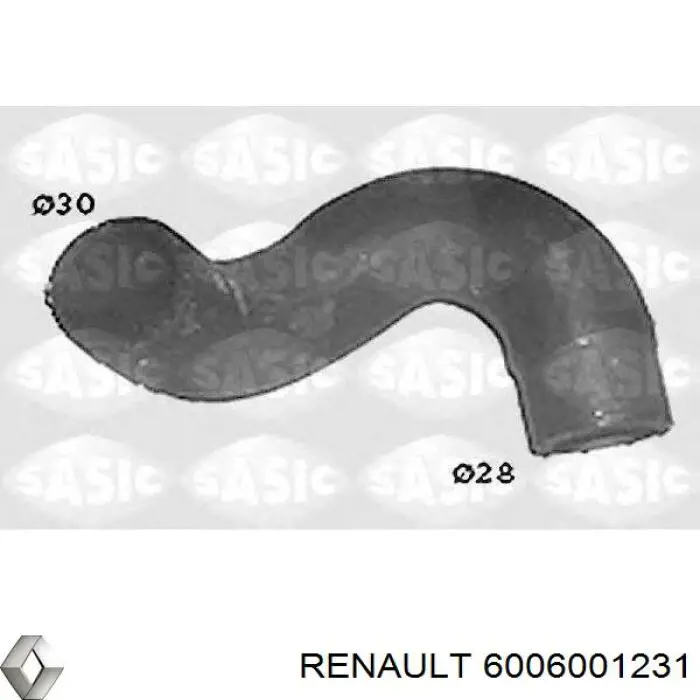 026052 Cautex Manguera inferior del radiador