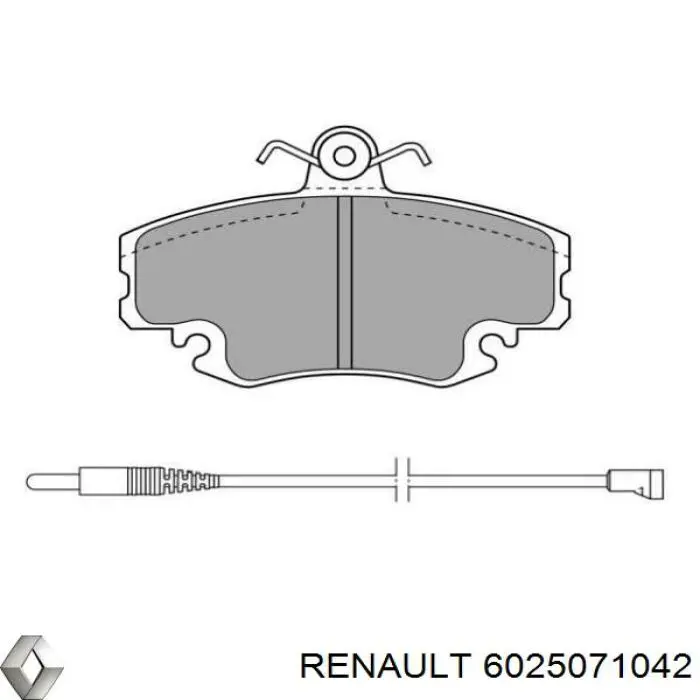 Pastillas de freno delanteras Peugeot 205 2 20A, C