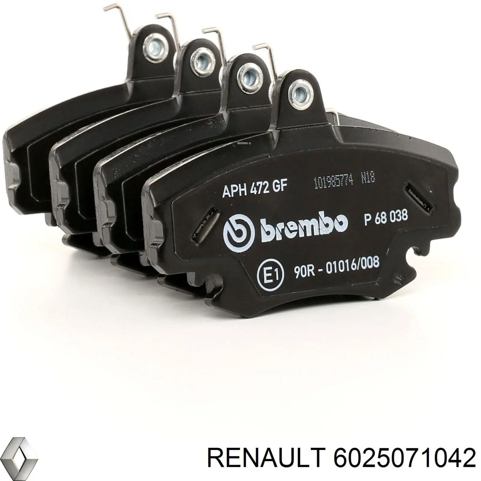 6025071042 Renault (RVI) pastillas de freno delanteras