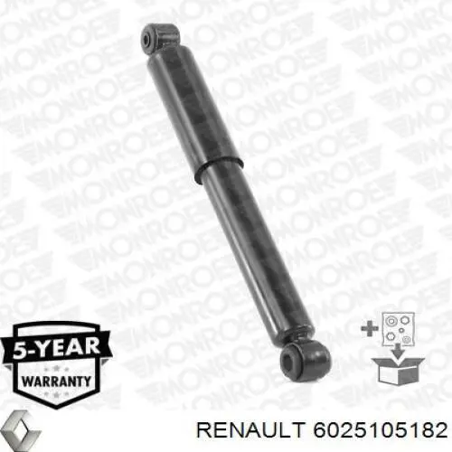 6025105182 Renault (RVI) amortiguador trasero