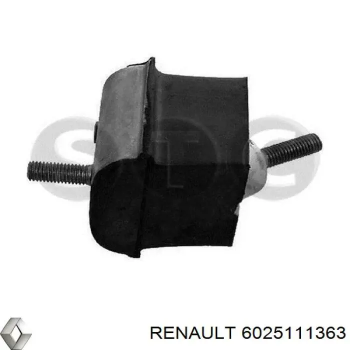 6025111363 Renault (RVI) soporte de motor derecho