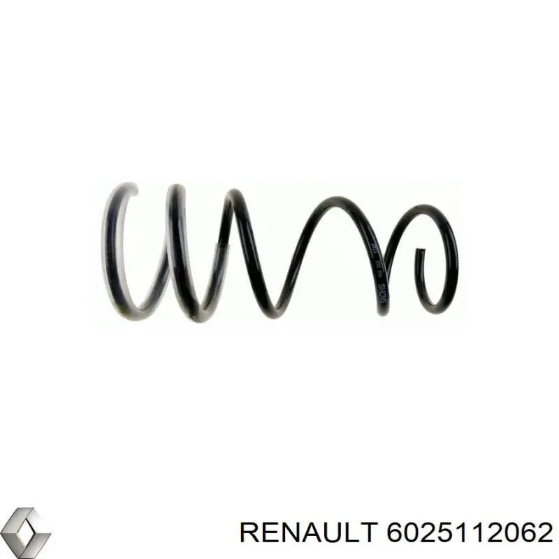 6025112062 Renault (RVI) muelle de suspensión eje trasero