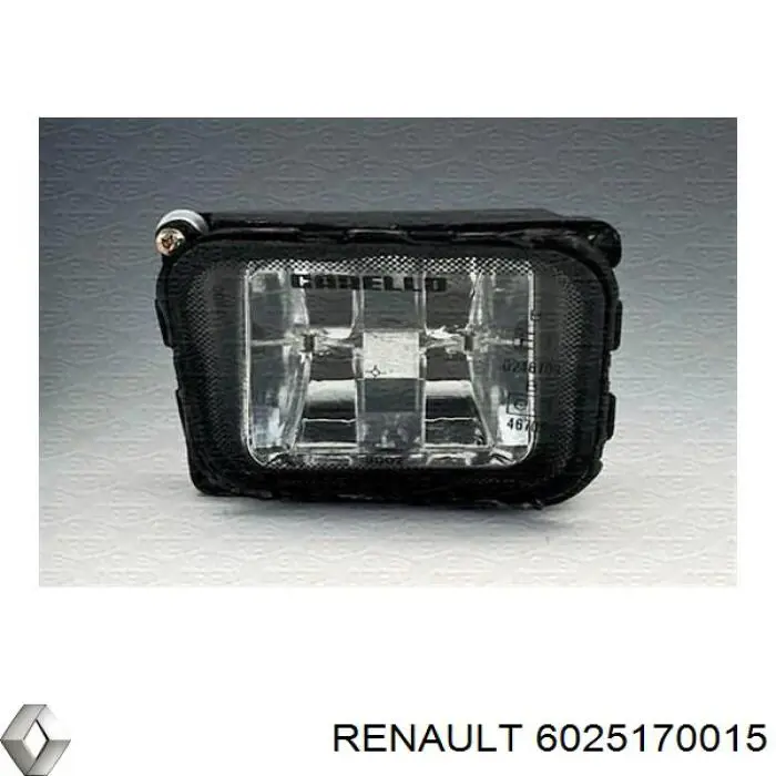 Luz antiniebla izquierda para Renault Espace (J63)