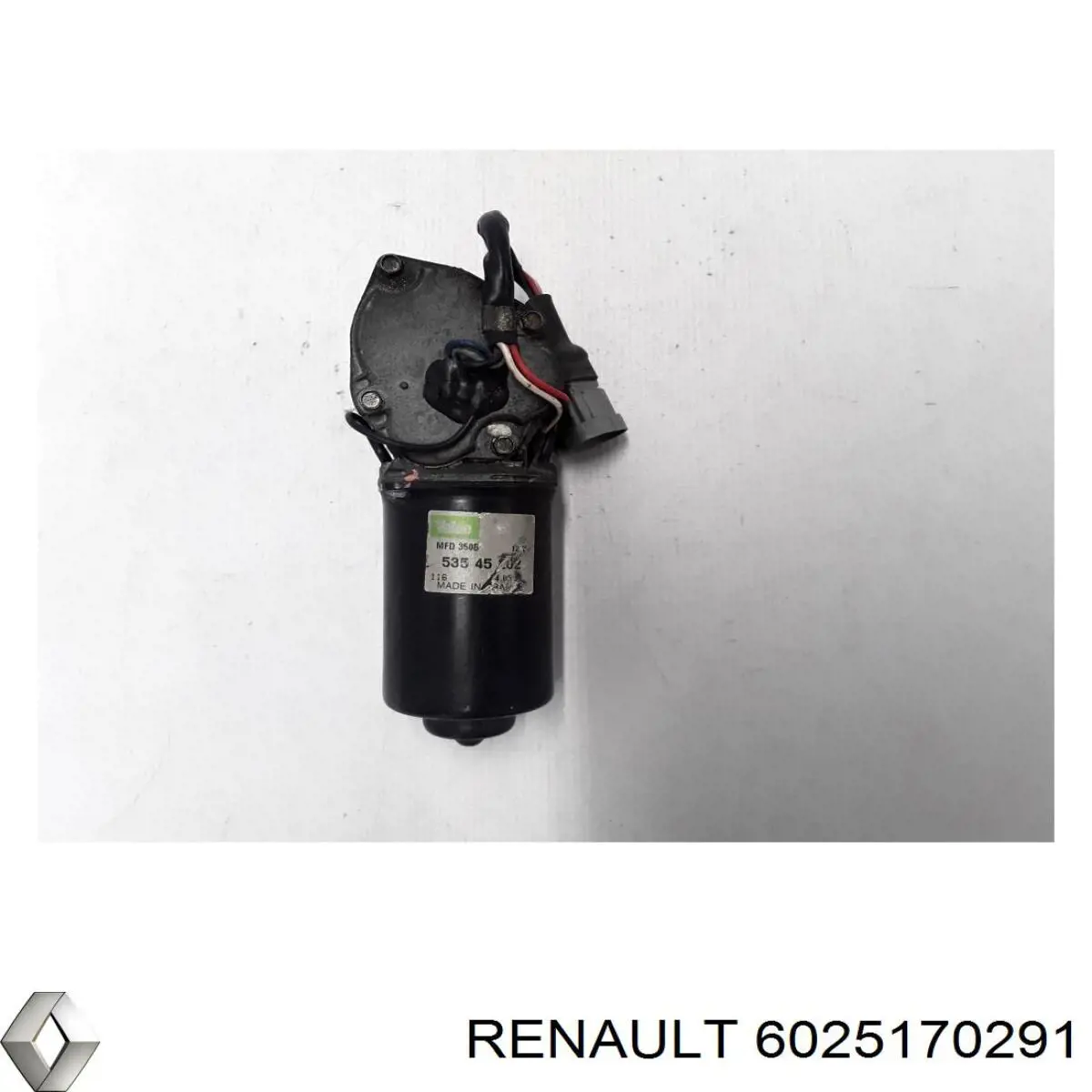 6025170291 Renault (RVI) motor del limpiaparabrisas del parabrisas