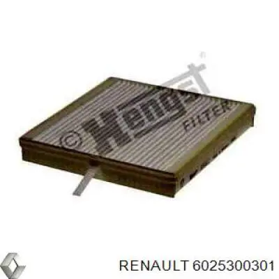 6025300301 Renault (RVI) filtro habitáculo