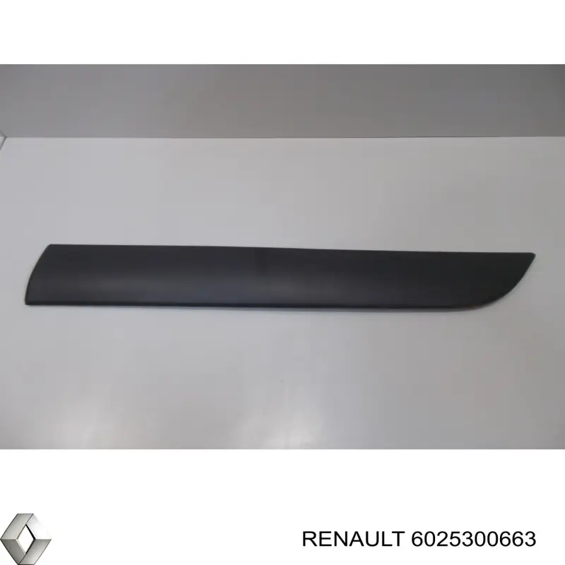 6025300663 Renault (RVI) moldura puerta trasera izquierda