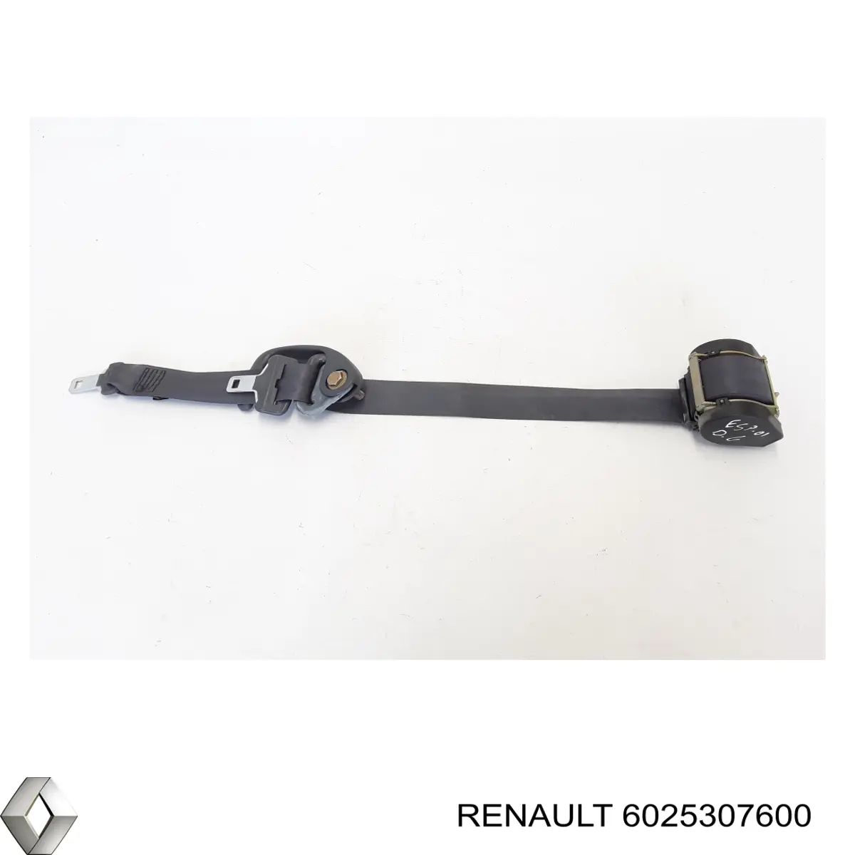 6025307600 Renault (RVI) cinturón de seguridad trasero derecho