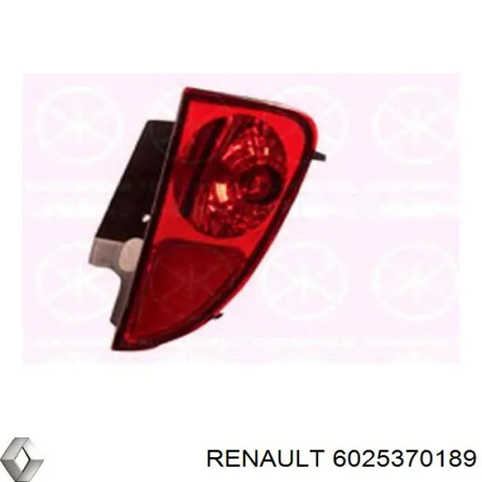 6025370189 Renault (RVI) Faro niebla trasero izquierdo