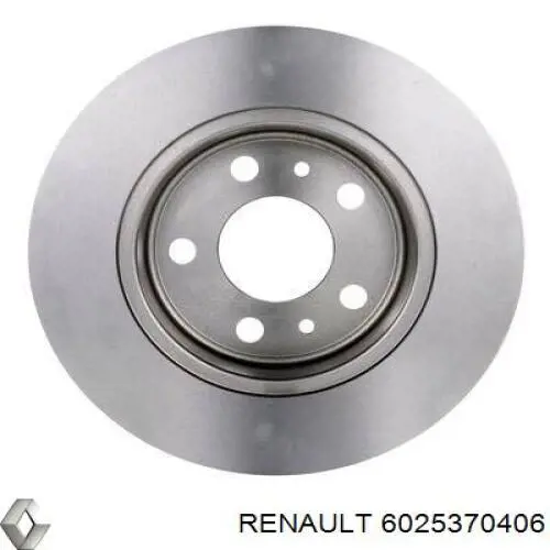 6025370406 Renault (RVI) disco de freno trasero