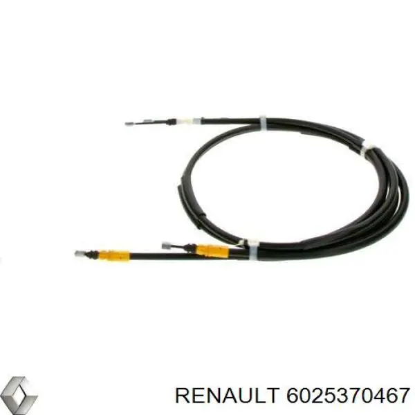 6025370467 Renault (RVI) cable de freno de mano trasero derecho/izquierdo
