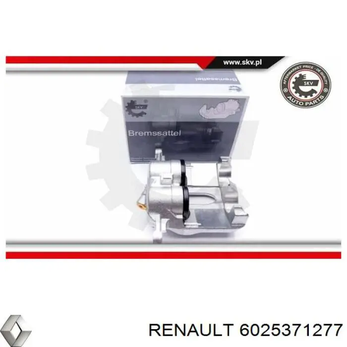6025371277 Renault (RVI) pinza de freno delantera izquierda