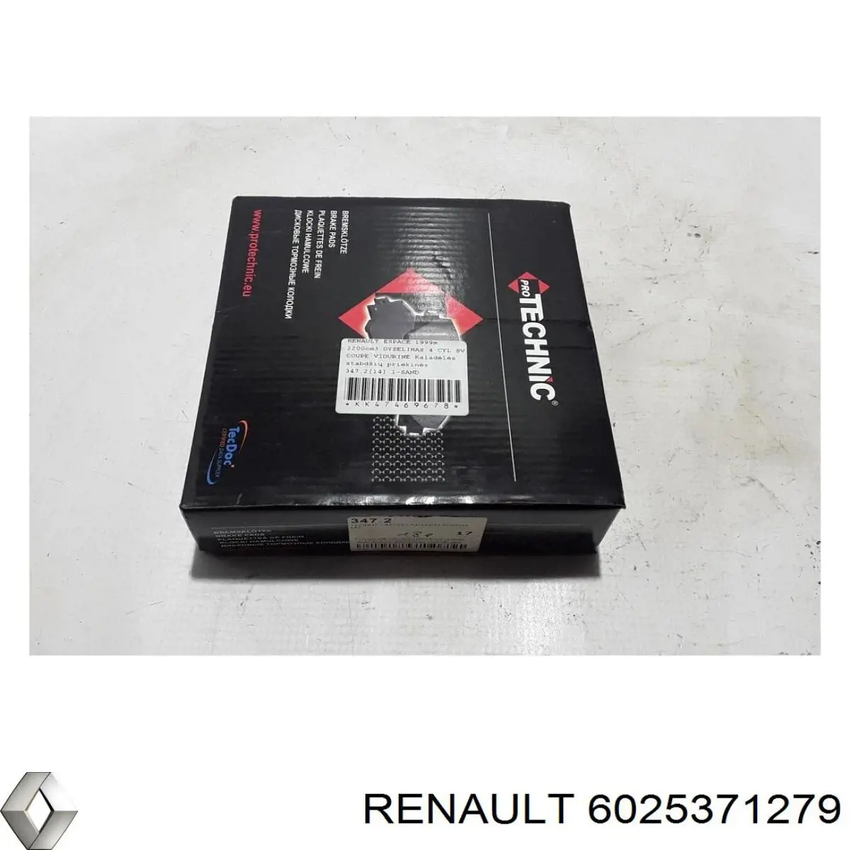 Pastillas de freno delanteras Renault Trafic 2 FL