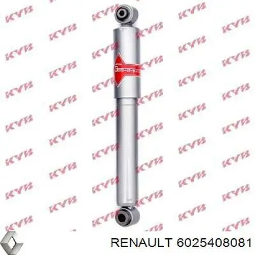 6025408081 Renault (RVI) amortiguador trasero