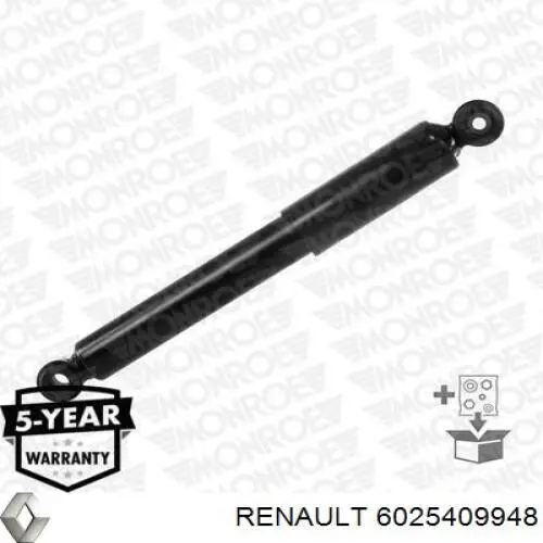 6025409948 Renault (RVI) amortiguador trasero