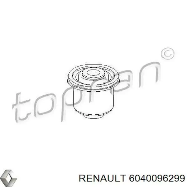 6040096299 Renault (RVI) silentblock de suspensión delantero inferior