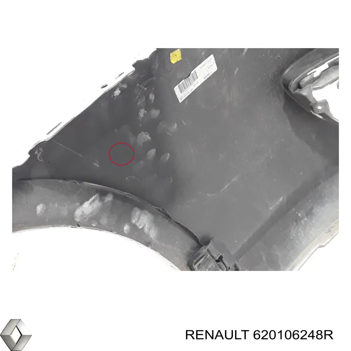 620106248R Renault (RVI) paragolpes delantero