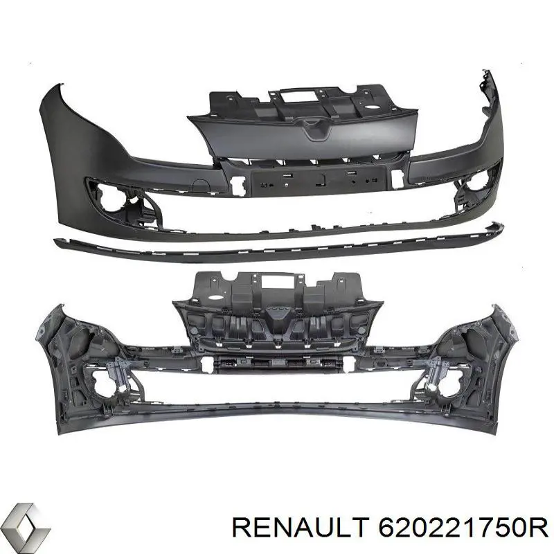 620221750R Renault (RVI) paragolpes delantero