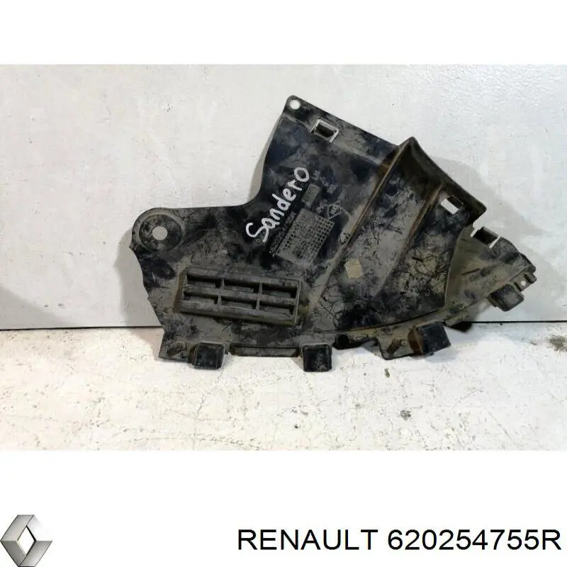 620254755R Renault (RVI) cubierta, parachoques delantero, izquierda