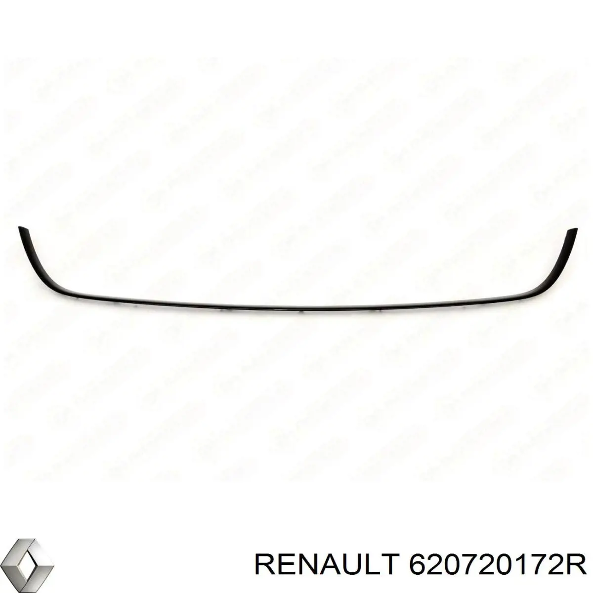 Moldura de la parrilla del parachoques delantero para Renault Megane (BZ0)