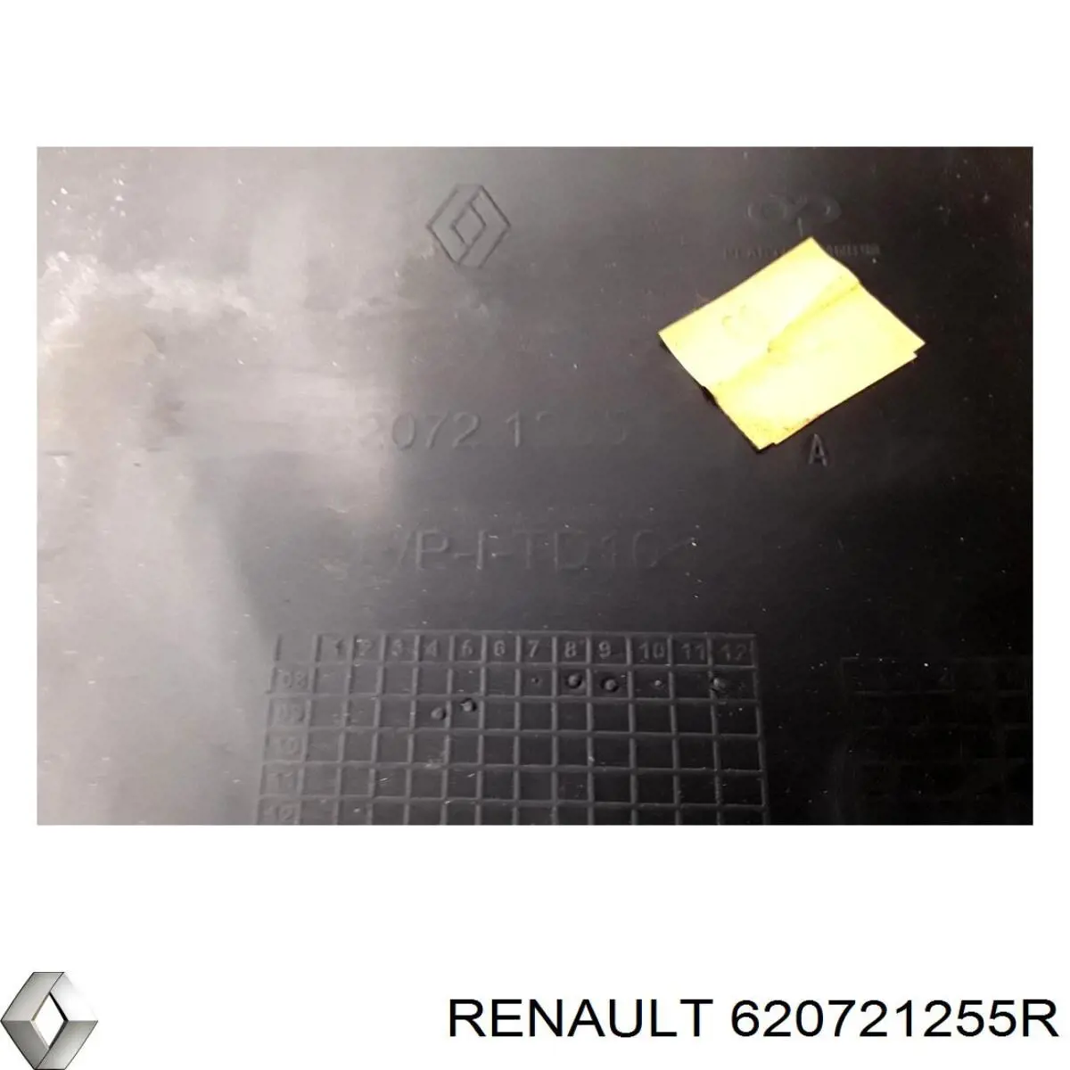 620721255R Renault (RVI) listón embellecedor/protector, parachoques delantero central