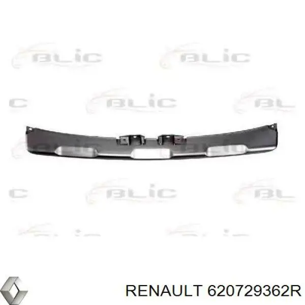 620729362R Renault (RVI) listón embellecedor/protector, parachoques delantero central