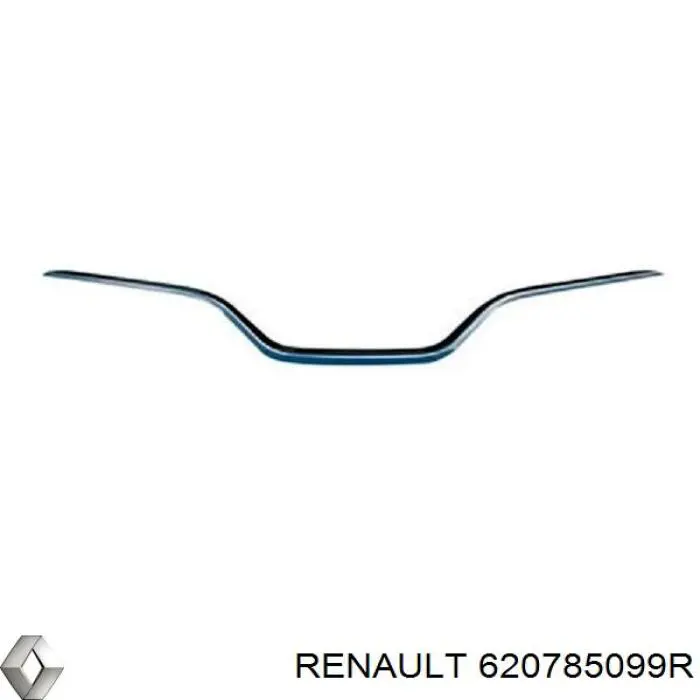 620785099R Renault (RVI) moldura de rejilla de radiador inferior