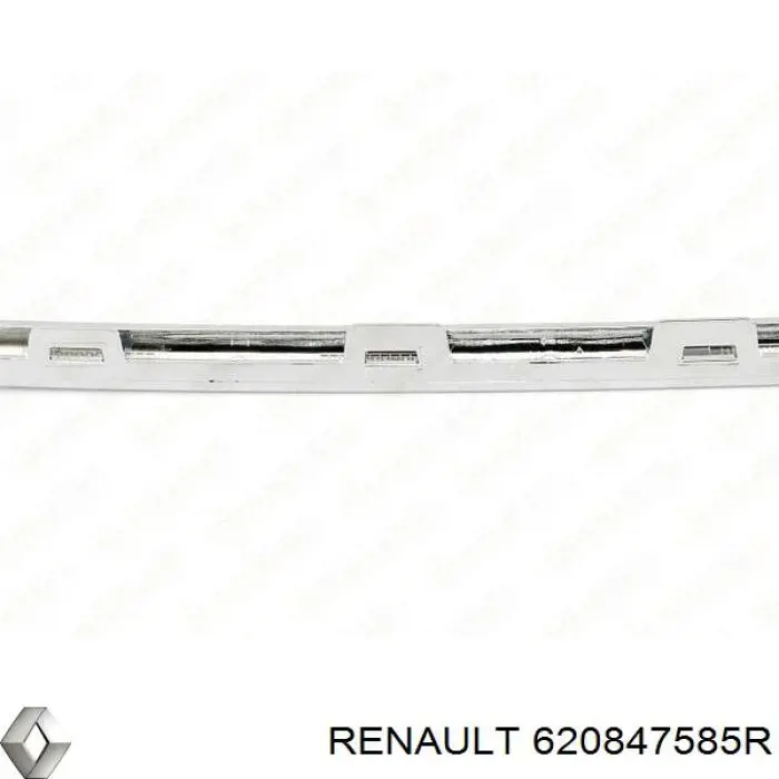 620847585R Renault (RVI) moldura de rejilla parachoques delantero inferior