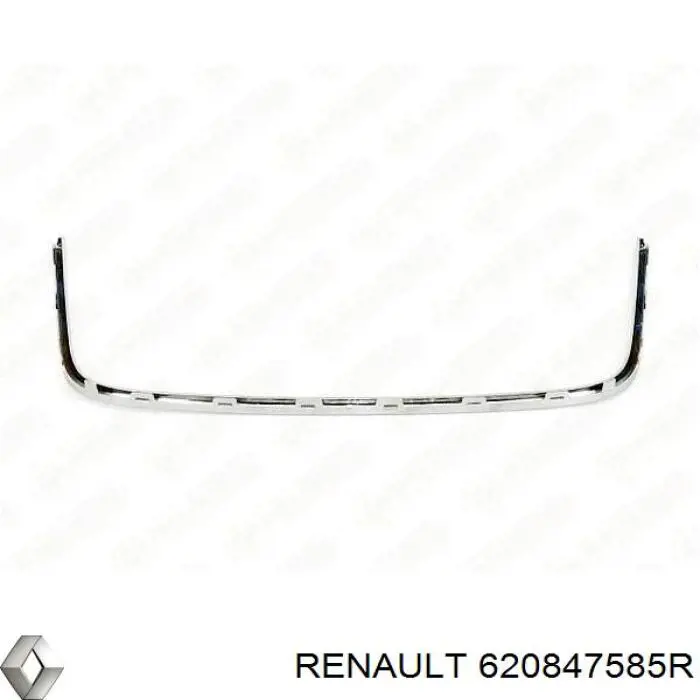 Comprar 620847585R Renault (RVI) Moldura inferior de la rejilla del parachoques delantero