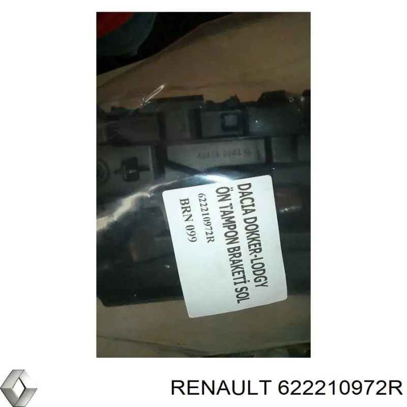 Comprar 622210972R Renault (RVI) Kit de soportes/fijaciones del parachoques delantero