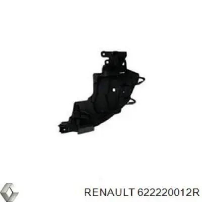 622220012R Renault (RVI) soporte de parachoques delantero derecho