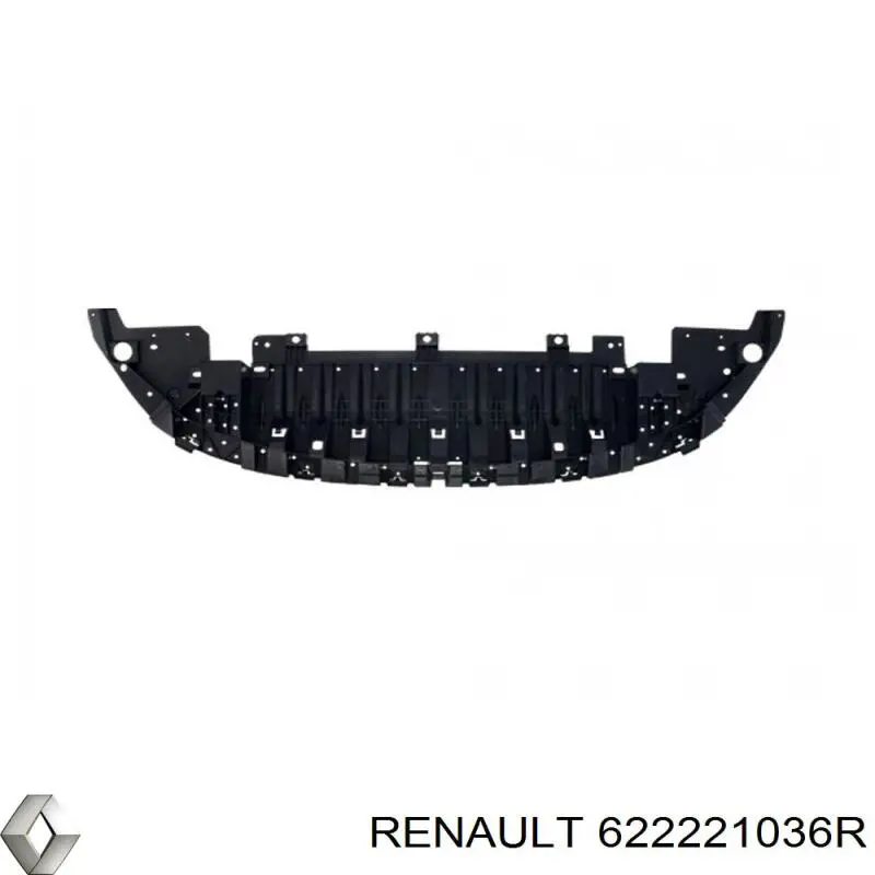 622221036R Renault (RVI) soporte de parachoques delantero derecho