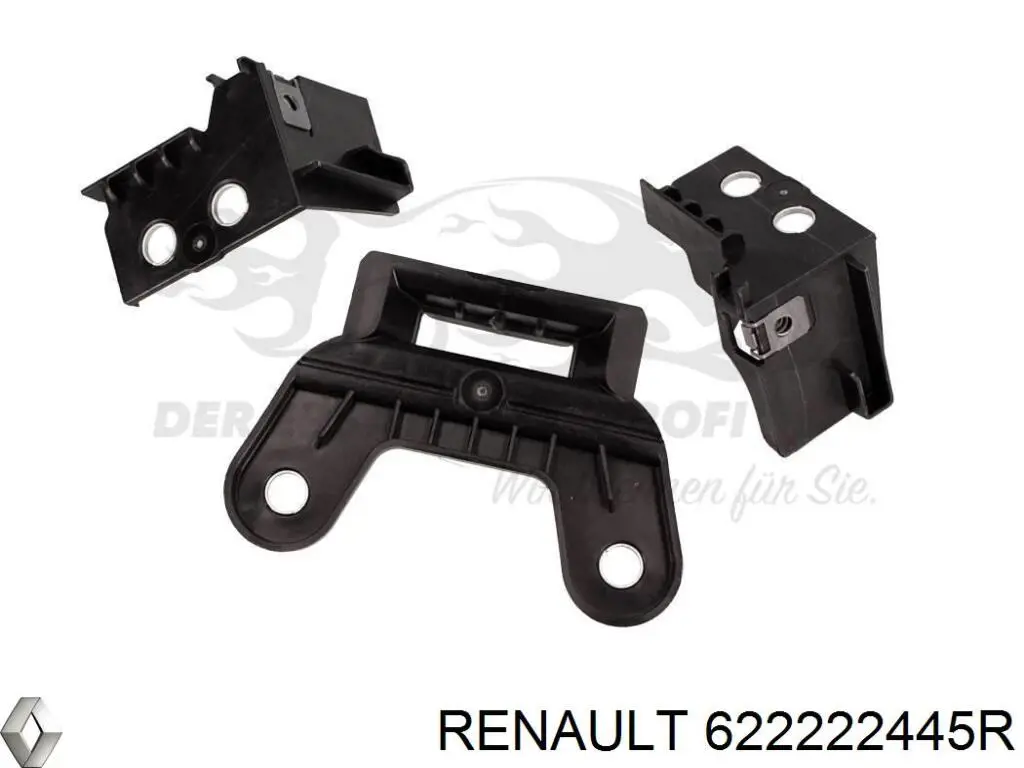 Comprar 622222445R Renault (RVI) Soporte exterior derecho del parachoques delantero