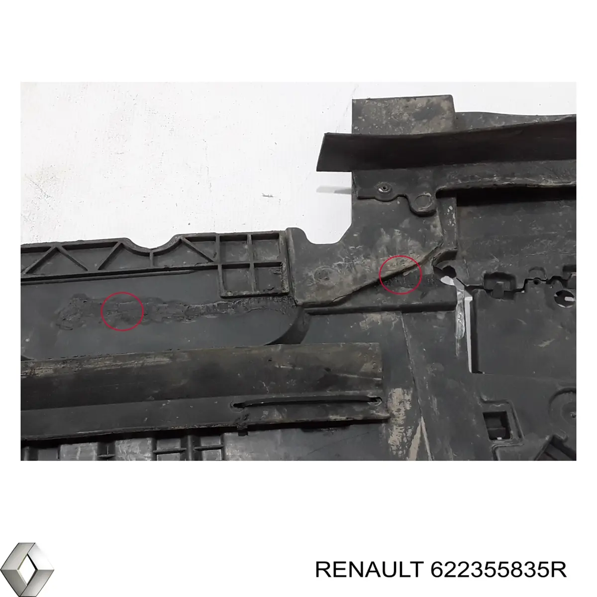 Comprar 622355835R Renault (RVI) Deflector de parachoques delantero