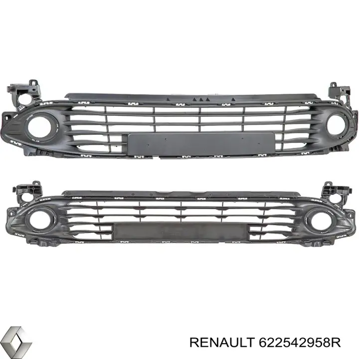 Comprar 622542958R Renault (RVI) Rejilla central del parachoques delantero