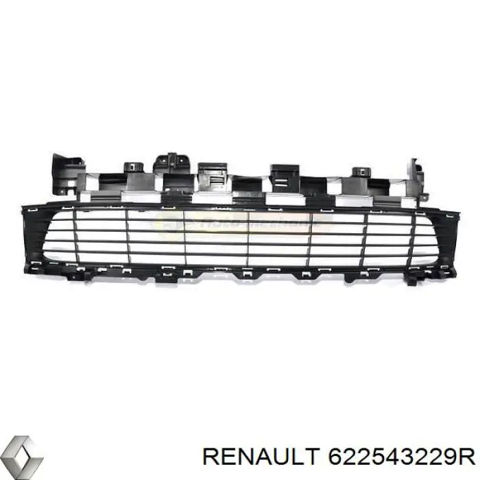 Rejilla de ventilación, paragolpes delantero, central Renault (RVI) 622543229R precio, desde 35,85 EUR