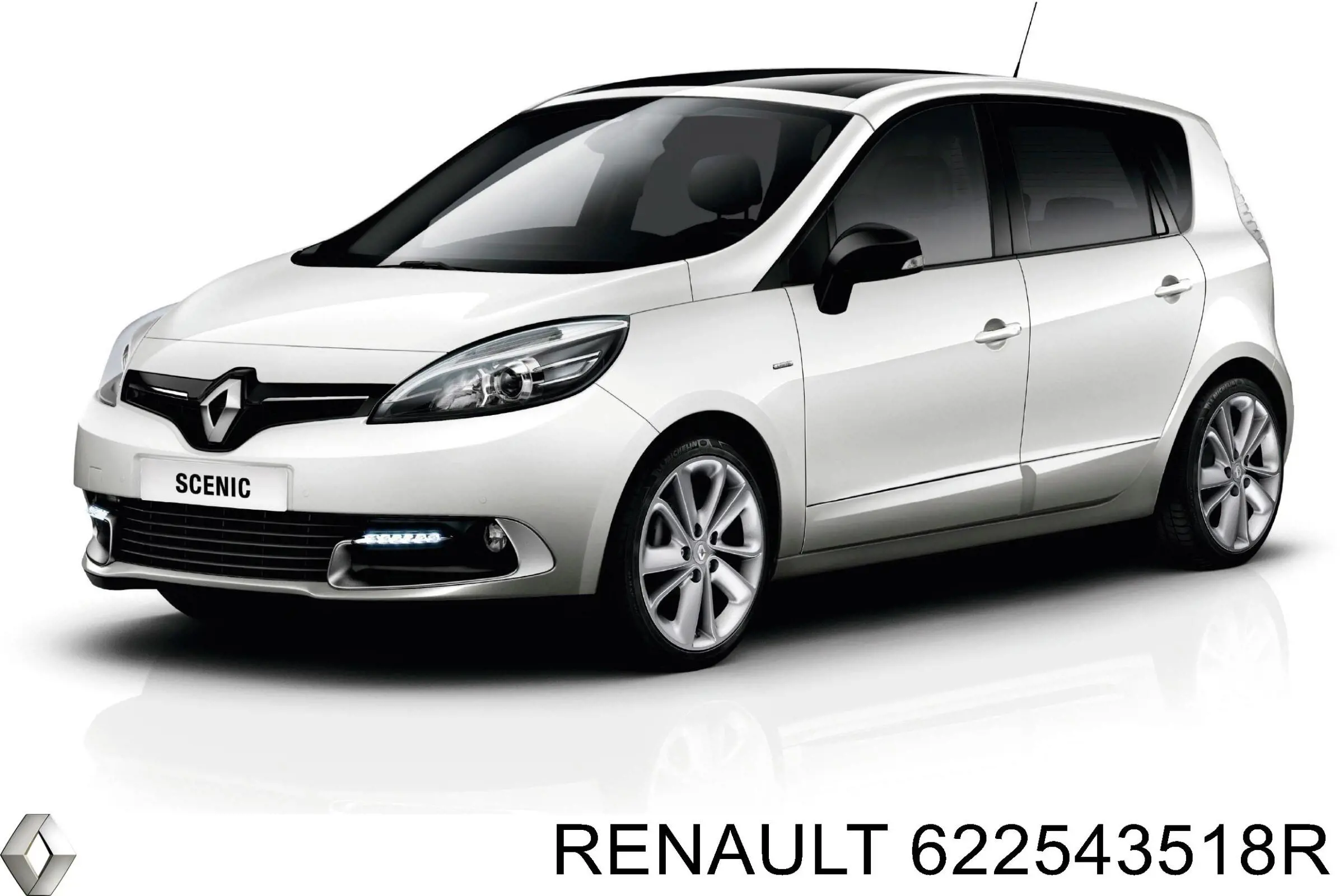 Rejilla del parachoques delantero Renault (RVI) 622543518R precio, desde 96,48 EUR
