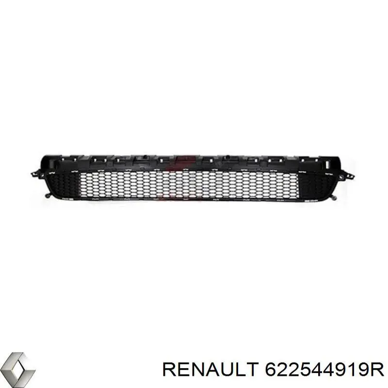 Comprar 622544919R Renault (RVI) Rejilla central del parachoques delantero